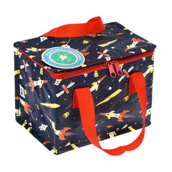 Tmavě modrá chladicí taška Space Age Rocket – Rex London-image-3