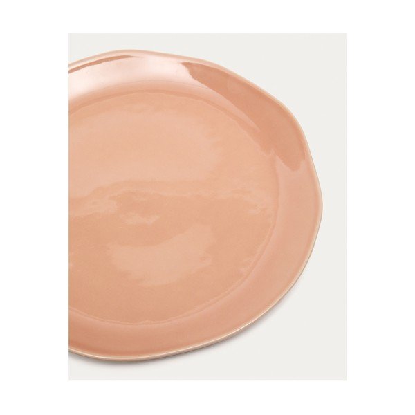 Světle růžový keramický talíř ø 27 cm Tiraya – Kave Home-image-3
