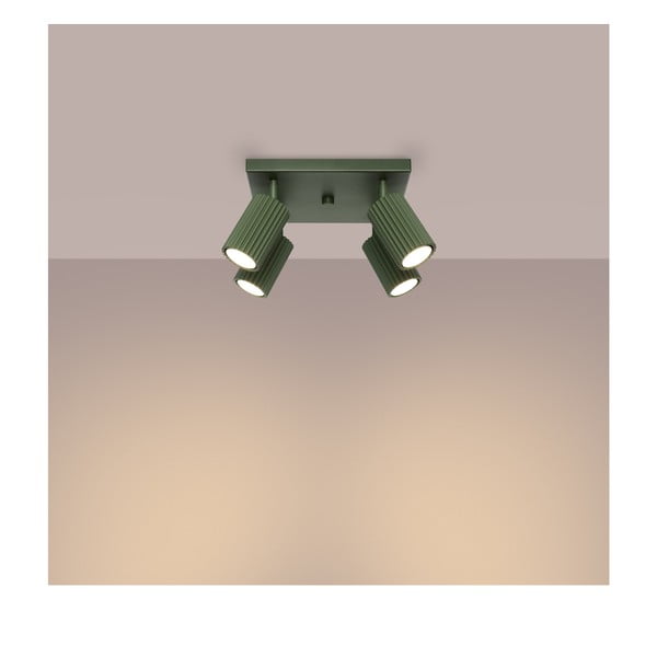 Zelené bodové svítidlo 25x25 cm Gleam – Sollux-image-2