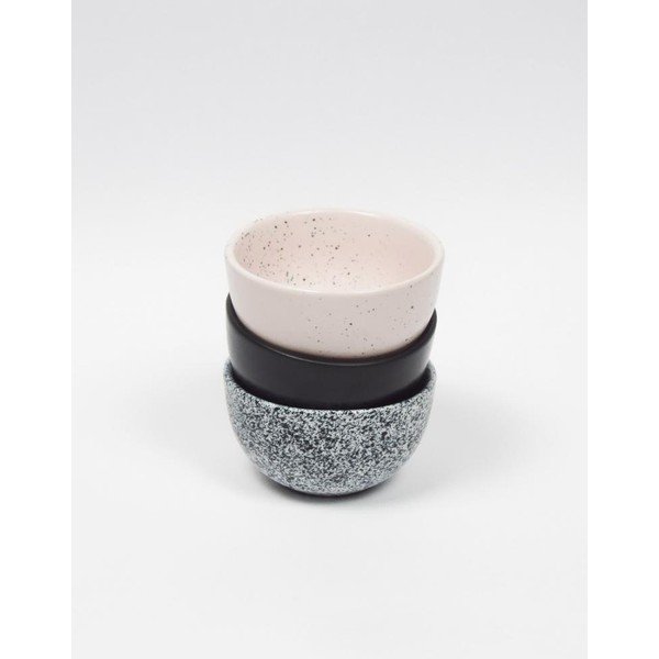 Světle růžový kameninový široký hrnek ÅOOMI Dust, 200 ml-image-2
