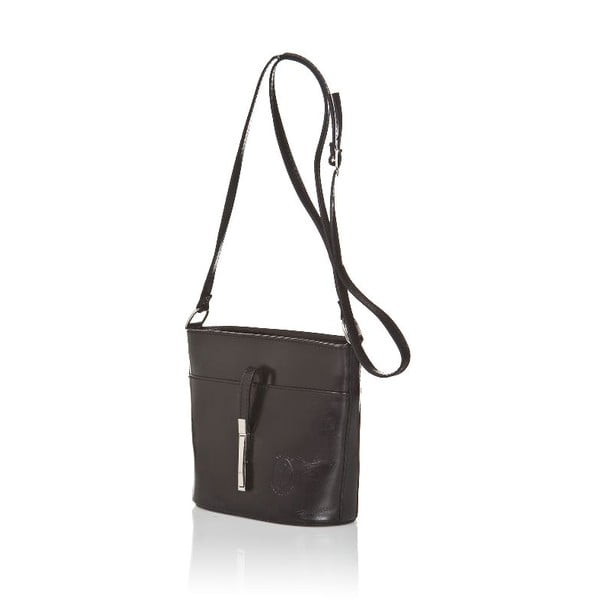 Černá kožená kabelka Markese Severina-image-2