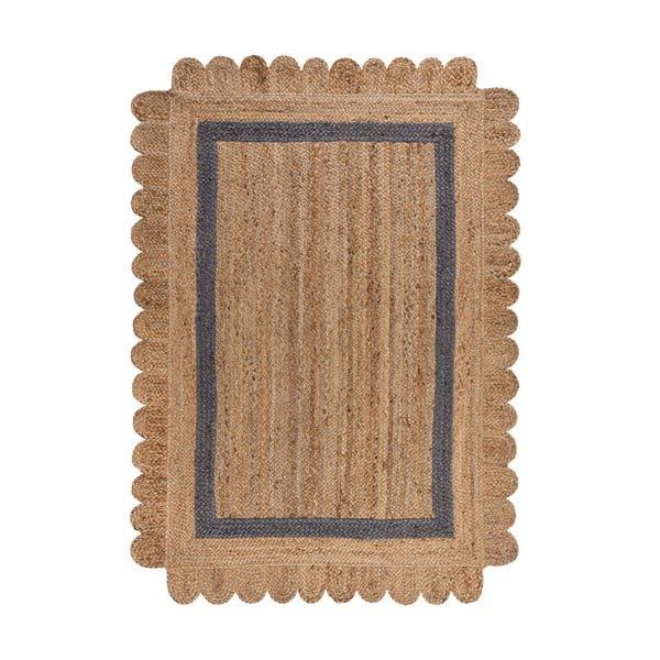 Šedý/v přírodní barvě ručně tkaný jutový koberec 160x230 cm Grace Grey – Flair Rugs