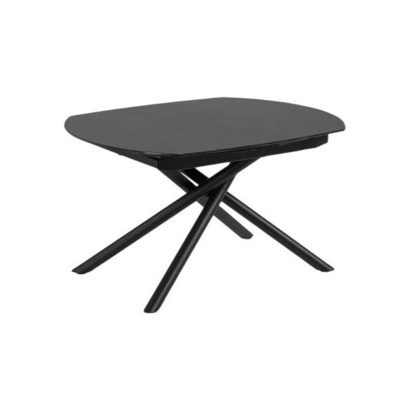 Rozkládací jídelní stůl s přídavnou deskou s keramickou deskou 100x130 cm Yodalia – Kave Home