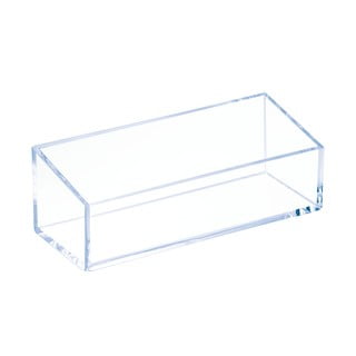 Průhledný stohovatelný box iDesign Clarity, 15 x 6 cm