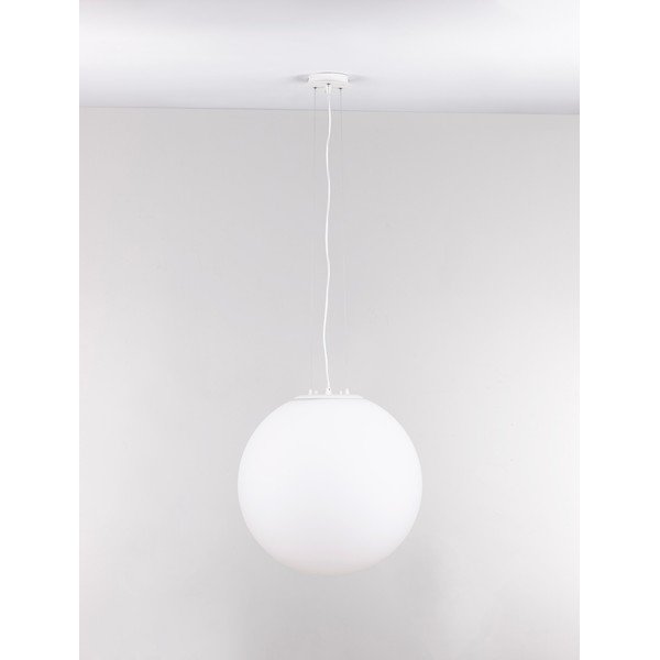 Bílé skleněné závěsné svítidlo ø 50 cm Nevoso – Nova Luce-image-3