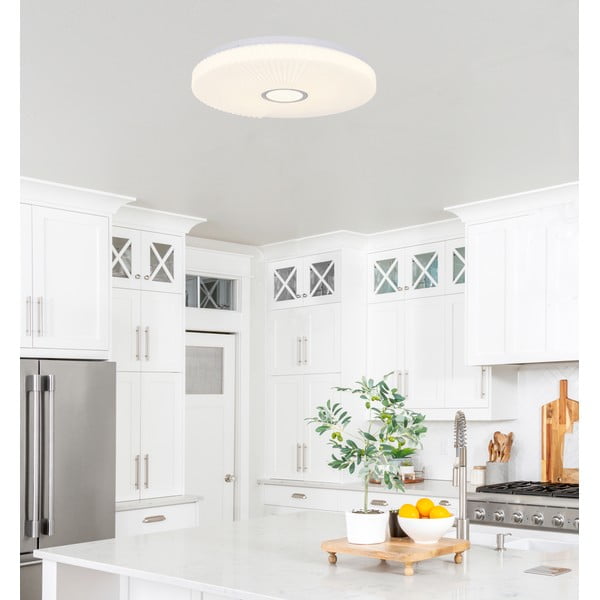 Bílé LED stropní svítidlo 38x38 cm Sunny – Candellux Lighting-image-1