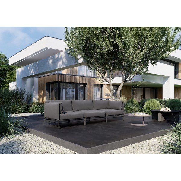 Tmavě šedá zahradní modulární pohovka 234 cm Dandy – Sit Sit-image-4