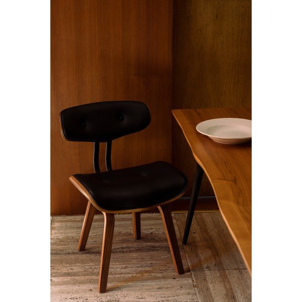 Černá židle Dutchbone Wallnut-image-1
