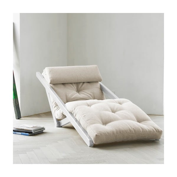 Lenoška Karup Figo White/Natural, 70 cm