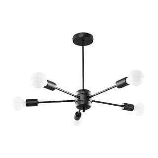 Černé závěsné svítidlo 66x66 cm Benedett - Nice Lamps