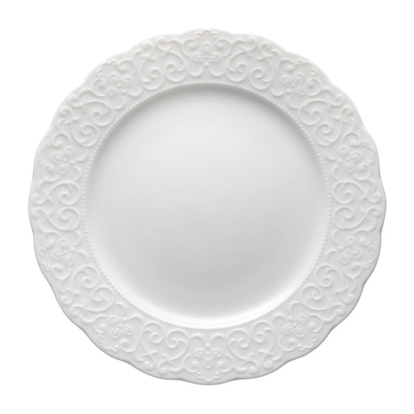 Bílý porcelánový talíř Brandani Gran Gala, ⌀ 21 cm