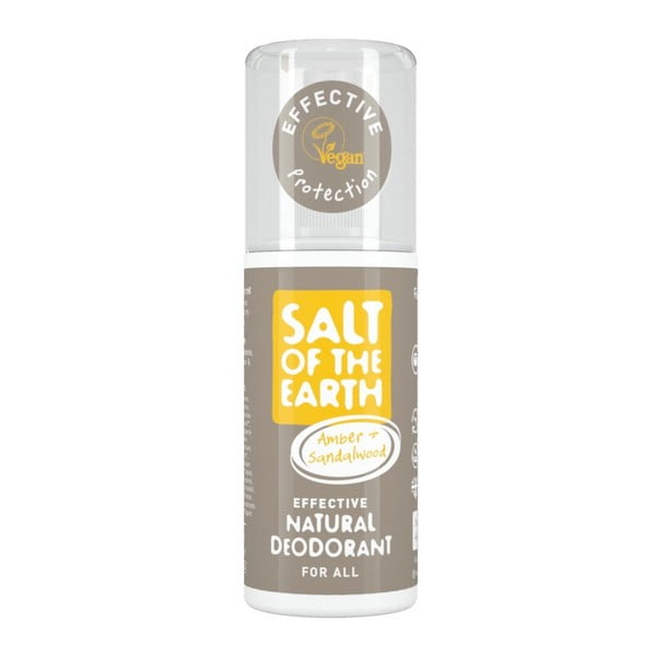 Přírodní deo sprej Salt of the Earth Pure Aura Ambra Santal, 100 ml