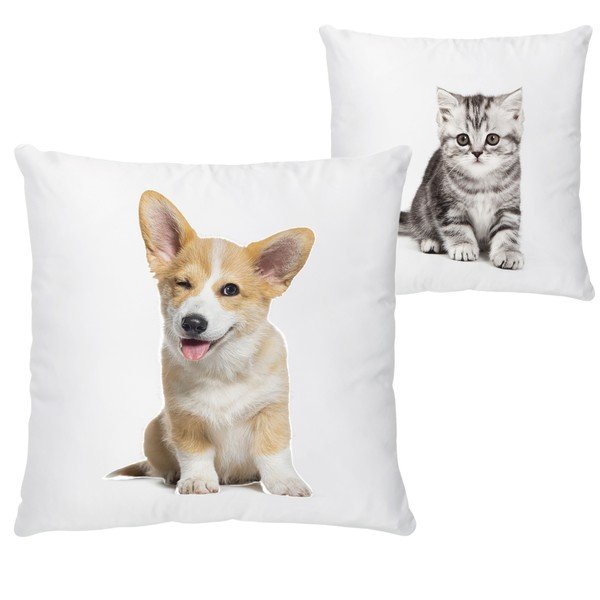 Dětský polštářek z bavlněného saténu 45x45 cm The Cutest Ones – Butter Kings