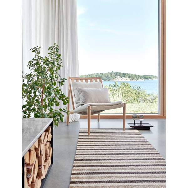 Béžový vnitřní a venkovní běhoun 70x240 cm Teo Brown – Pappelina-image-2