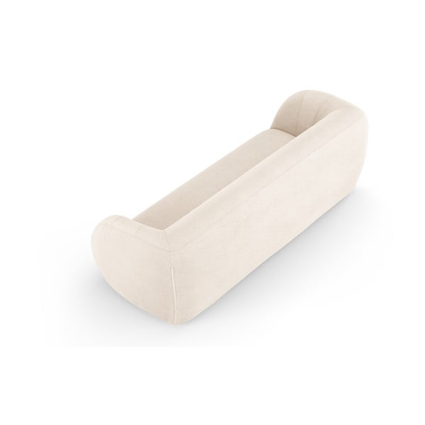 Krémová pohovka z textilie bouclé 230 cm Essen – Cosmopolitan Design-image-3