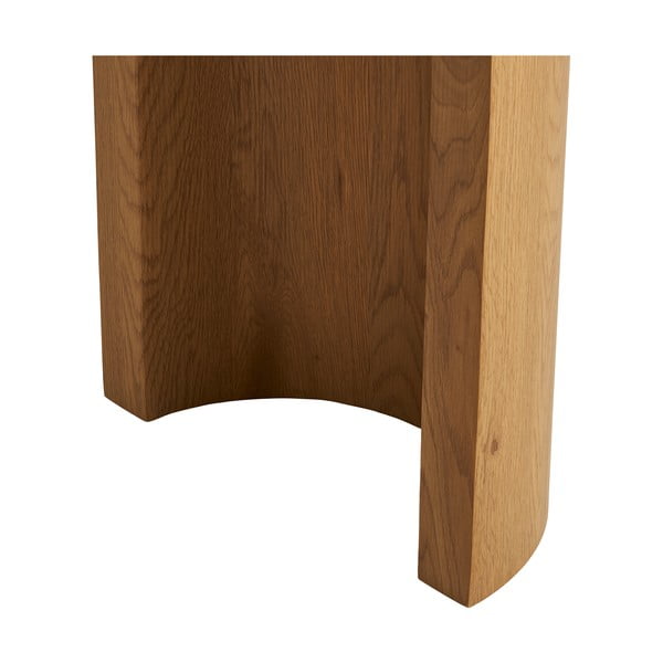 Konzolový stolek v dekoru dubu v přírodní barvě 38x114 cm Bibione – House Nordic-image-3