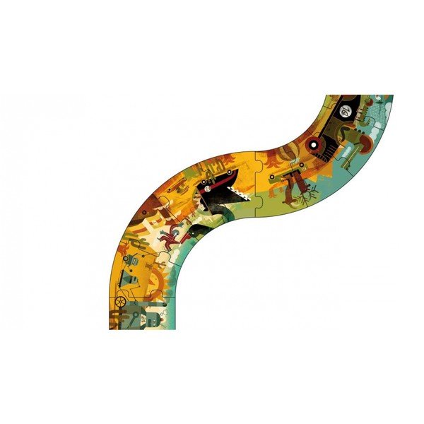 Dlouhé puzzle velká jízda Londji, 54 dílků-image-1