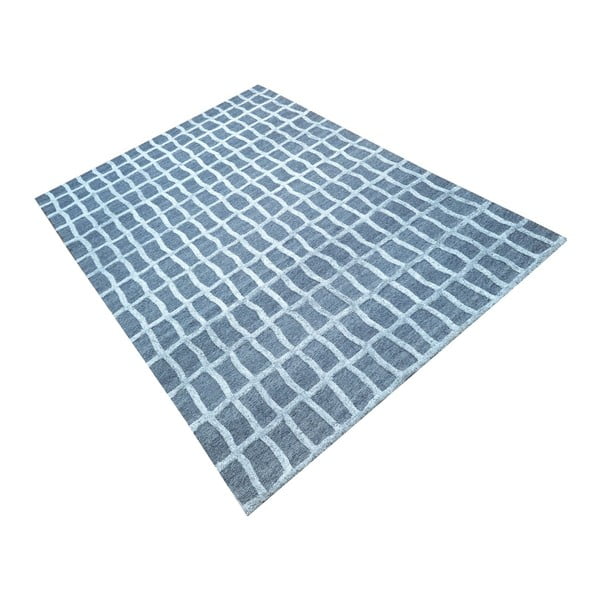 Modrý koberec Woolie, 240 x 170 cm