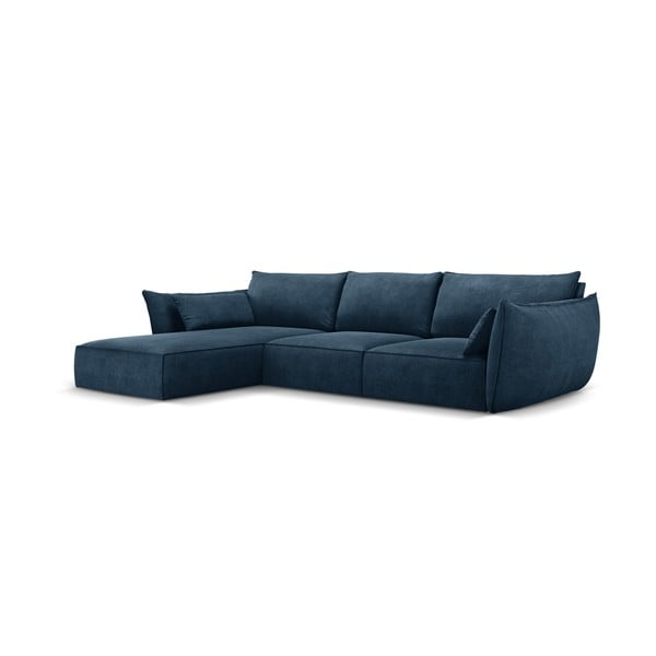 Tmavě modrá rohová pohovka (levý roh) Vanda – Mazzini Sofas-image-2