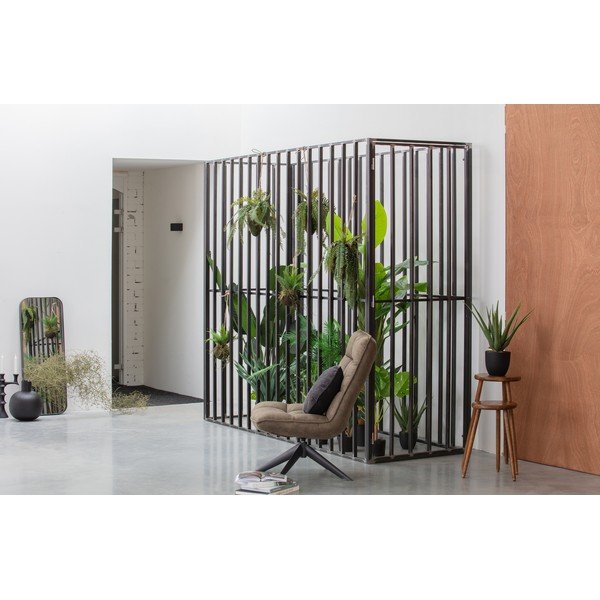 Kovová váza v černém dekoru WOOOD Pixie-image-4