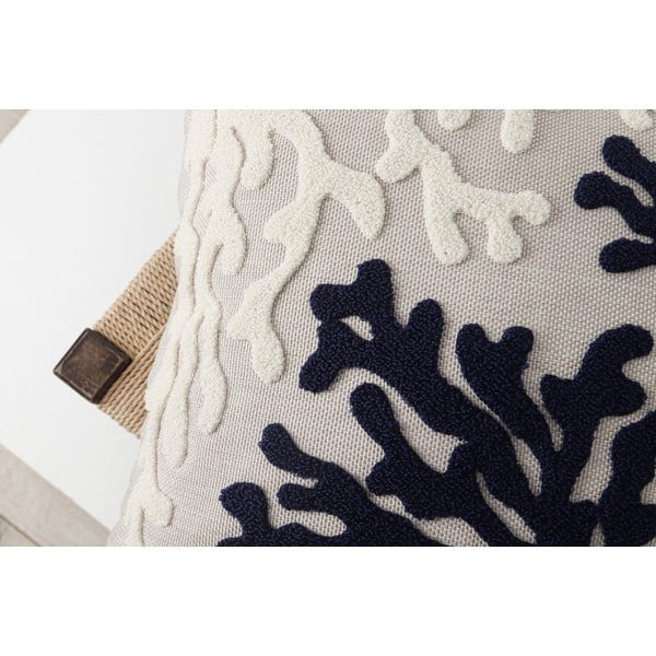 Lněný dekorační polštář 43x43 cm Mercan – Mioli Decor-image-3