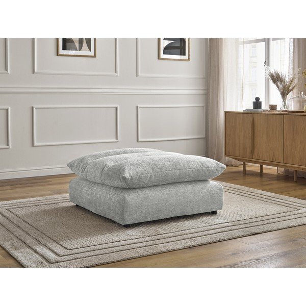 Světle šedá žinylková podnožka Neil – Bobochic Paris-image-1