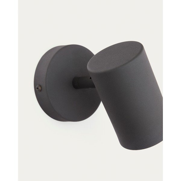 Černé kovové nástěnné svítidlo Manie – Kave Home-image-4