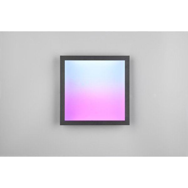 Černé LED stropní svítidlo 29.5x29.5 cm Beta – Reality-image-2