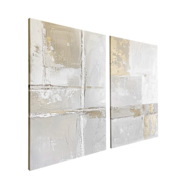 Obrazy s ručně malovanými prvky v sadě 2 ks 50x70 cm Sail – Styler-image-3