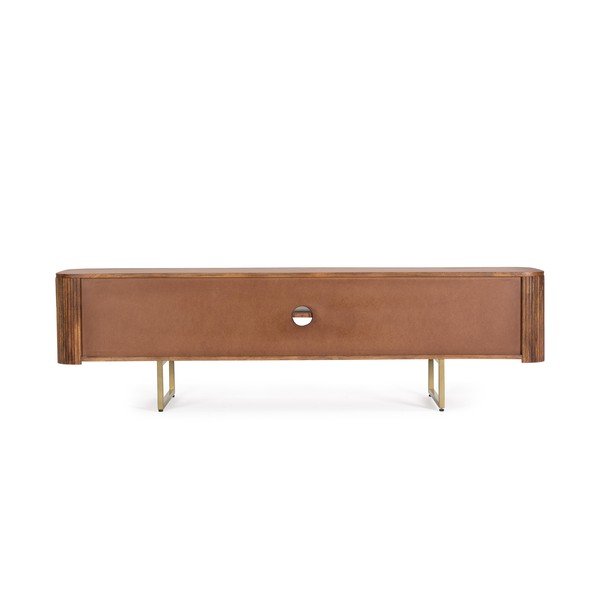 TV stolek z mangového dřeva v přírodní barvě 180x45x40 cm Vilas – Bizzotto-image-1