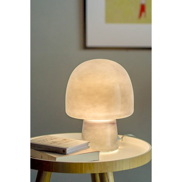 Tmavě modrá stolní lampa se skleněným stínidlem (výška 26,5 cm) Paddy – Bloomingville-image-1