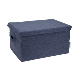 Modrý úložný box Bigso Box of Sweden Wanda, 30 x 20 cm