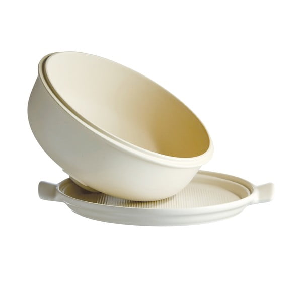 Kulatá forma na chléb v barvě slonové kosti Emile Henry, ⌀ 34 cm-image-1