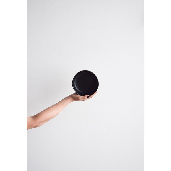 Černá kameninová miska ÅOOMI Luna, ø 15 cm-image-3