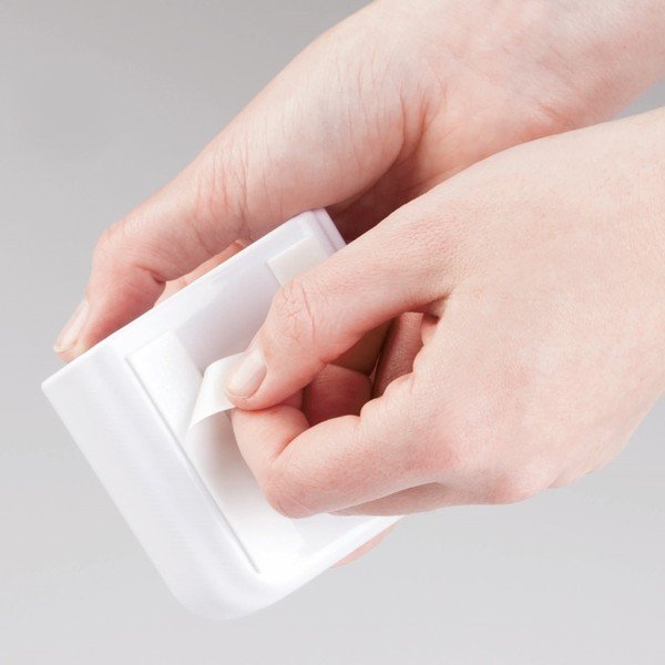 Bílý úložný kelímek InterDesign Affixx-image-1