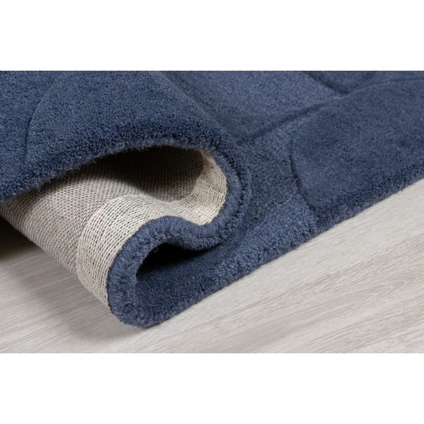 Modrý vlněný koberec Flair Rugs Gigi, 120 x 170 cm-image-2