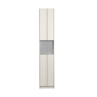 Krémová modulární skříňka z borovicového dřeva 40x210 cm Basu – WOOOD