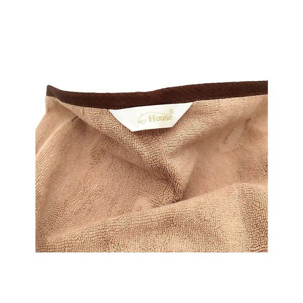 Hnědá bavlněná osuška 70x140 cm Skyline – JAHU collections-image-2