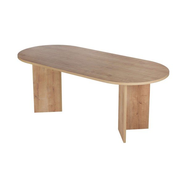 Jídelní stůl v dekoru dubu 90x200 cm Sabella – Kalune Design-image-3