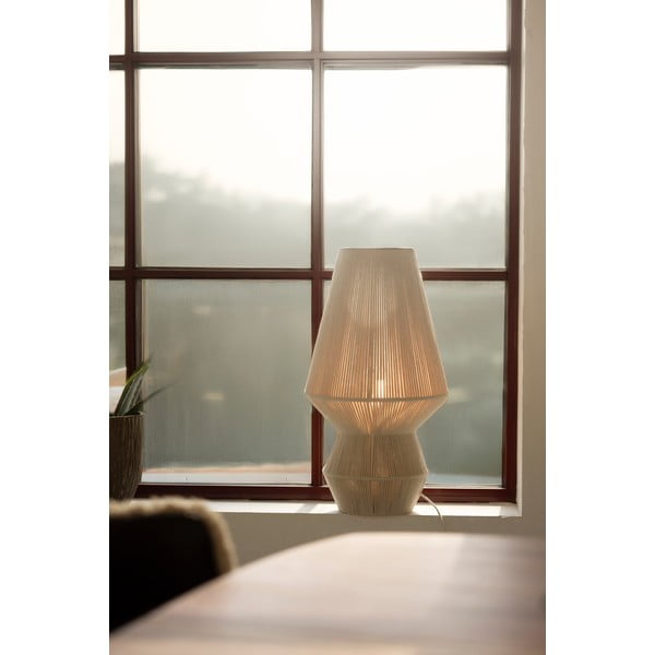 Stolní lampa v přírodní barvě s textilním stínidlem (výška 54 cm) Razzo – Markslöjd-image-1