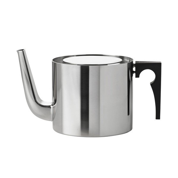 Konvice na čaj z nerezové oceli ve stříbrné barvě 1,25 l Arne Jacobsen – Stelton