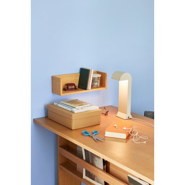 Světle šedá LED stmívatelná stolní lampa (výška 34 cm) Soothe – Hübsch-image-1