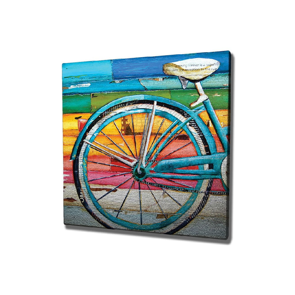 Nástěnný obraz na plátně Bike, 45 x 45 cm