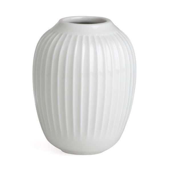 Bílá kameninová váza Kähler Design Hammershoi, ⌀ 8,5 cm