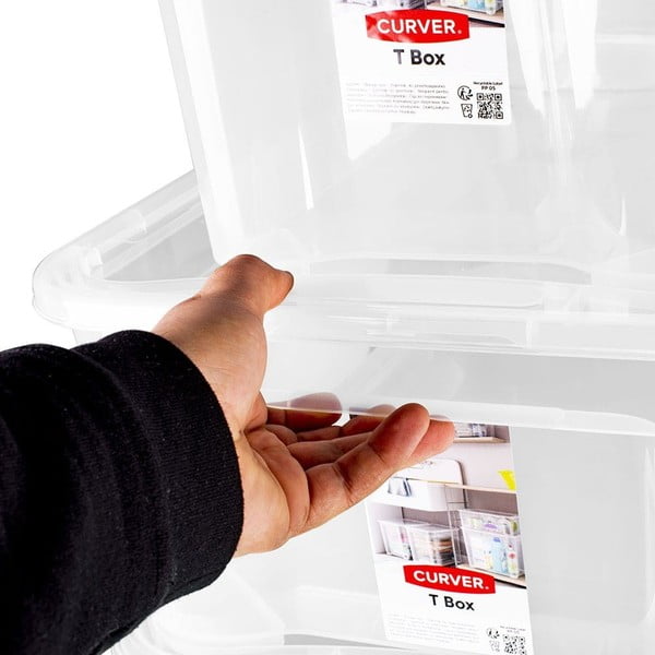 Plastový úložný box s víkem T box - Curver-image-3