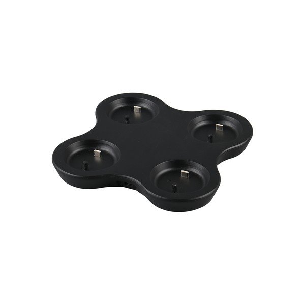Černo-bílá LED stolní lampa (výška 9 cm) Lorna – Reality-image-4