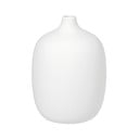 Bílá keramická váza Blomus, výška 18,5 cm
