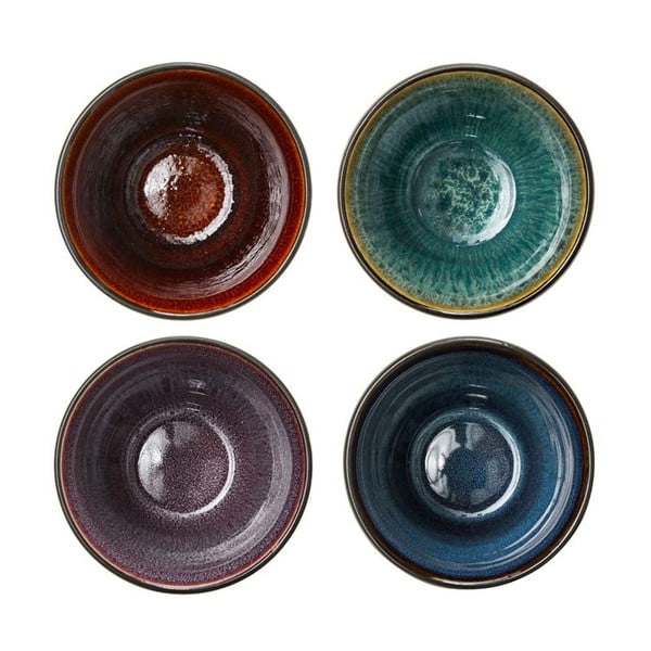 Černé keramické hrnky v sadě 4 ks na latte 270 ml Gastro Black/Mix – Bitz-image-2