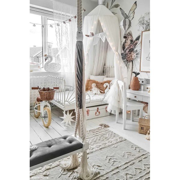 Světle zelený pratelný ručně tkaný bavlněný koberec 170x240 cm Tribu Olive – Lorena Canals-image-1