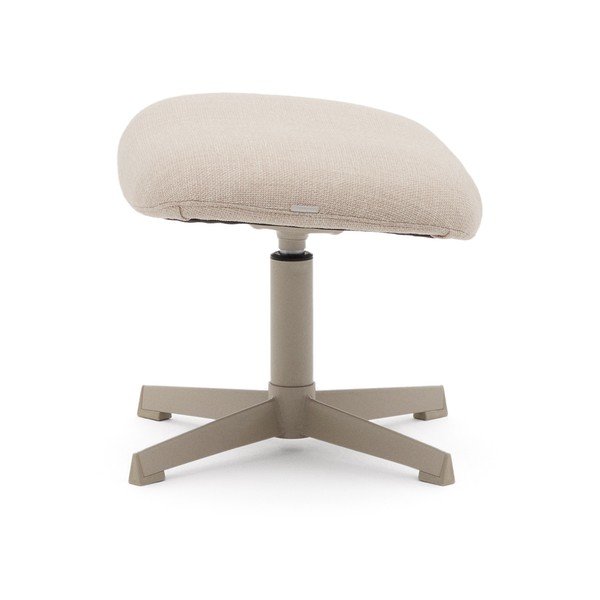 Béžová žinylková podnožka Teryl – Kave Home-image-2